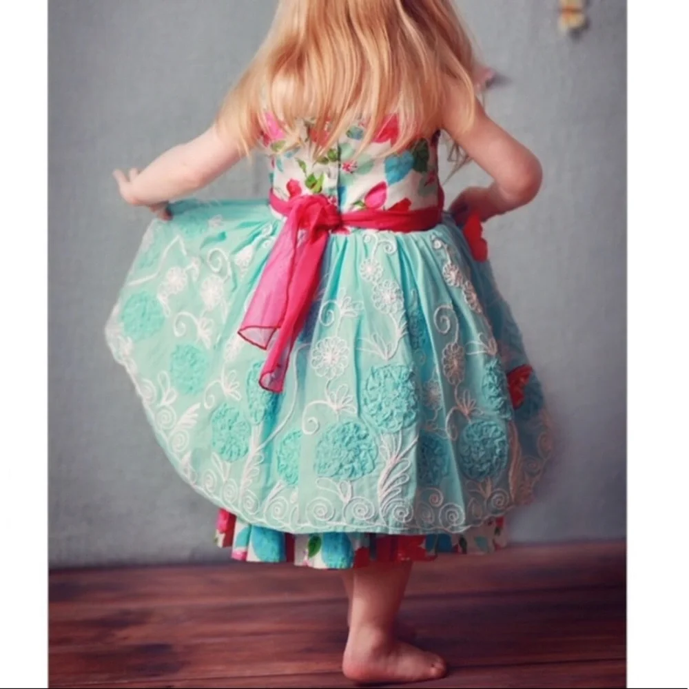 {Mabel & Moxie} whimsical floral dress
